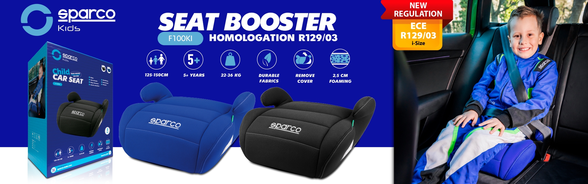 SPARCO F100KI SEAT BOOSTER